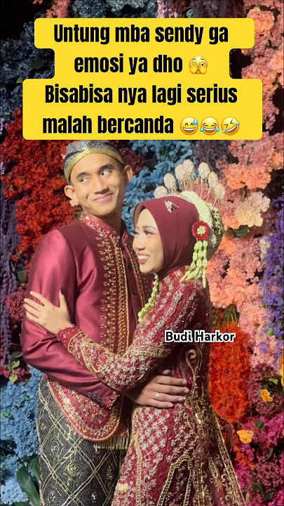 KEJAHILAN RIZKY RIDHO KETIKA LAGI FOTO ACARA RESEPSI PERNIKAHANNYA