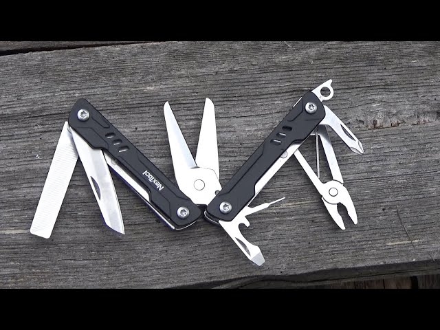 NexTool Multitool Mini Sailor 10 En 1 - Ciseaux, Pince, Ouvre-Boîte, Tournevis Pour Camping Pêche