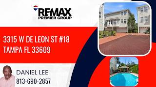 3315 W De Leon ST #18 Tampa FL 33609