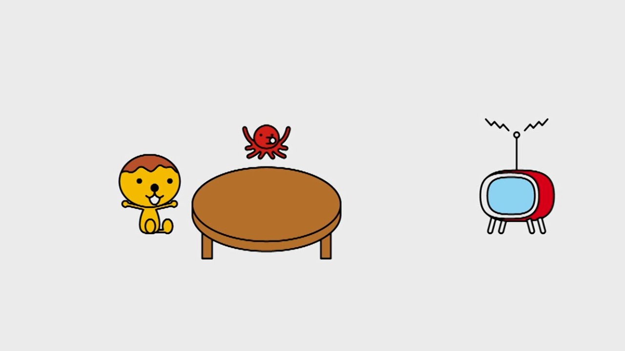 たこるくんとタコベエが見ているテレビ番組はなにかな？【たこるTV】局キャラアニメ