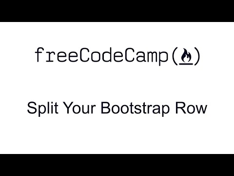 Split Your Bootstrap Row