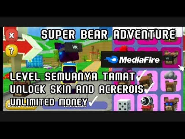 Super Bear Adventure Mod Unlimited Money,Unclok Vip [Save Data] Work 100%  V1.9.9.1.