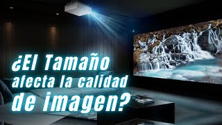 ¿Imagen gigante o imagen pequeña? ¿El tamaño afecta la calidad en un proyector? | Fotograma 24