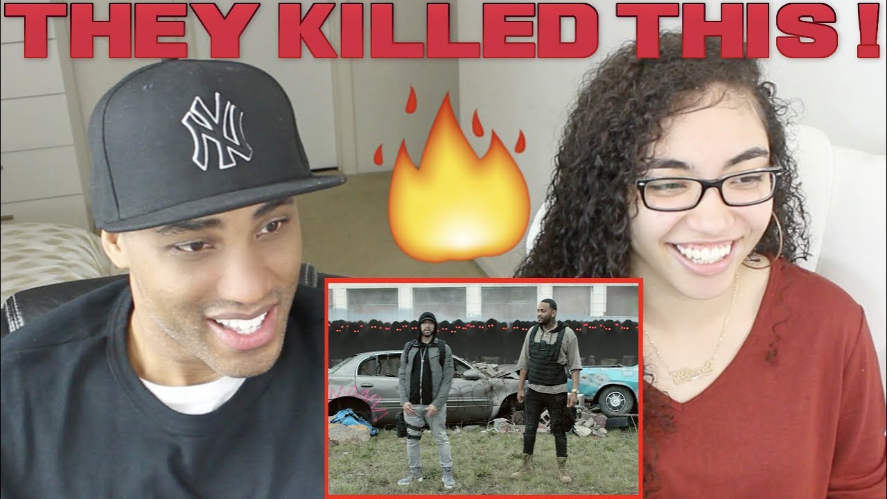 MY DAD REACTS Eminem - Lucky You ft. Joyner Lucas (OFFICIAL VIDEO) REACTION