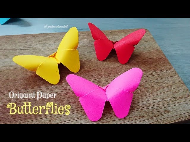 Origami Butterfly - The Easiest and Best Way to Make It - Nerdy Mamma