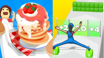 Pancake Run VS Cargo Skates - All Levels SpeedRun Gameplay Android iOS Ep1