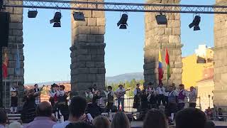 XXXIV festival folklórico internacional La Esteva en Segovia.