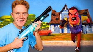 Hello Neighbour Men Jag La Till VAPEN!