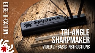 Spyderco Tri-Angle Sharpmaker - Basic Sharpening Instructions (Part 2 of 4)