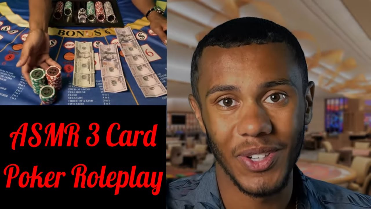 ASMR Three Card Poker Roleplay | (ASMR Casino Roleplay)