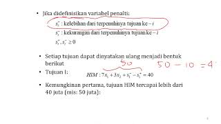 Goal Programming