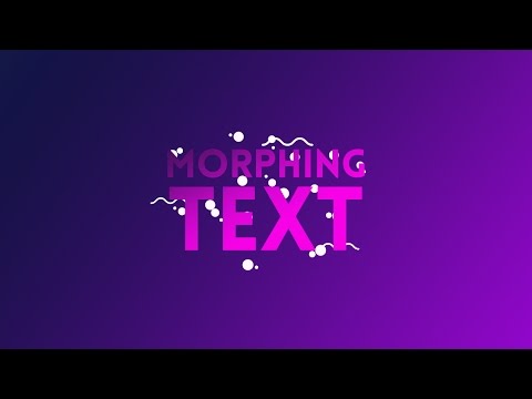 Morphing Text | After Effects Tutorial 2017