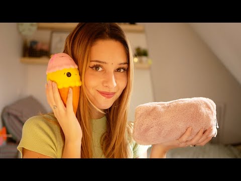 ASMR FRANÇAIS - TRIGGERS doux pour dormir (Tapping, brushing, scratching)
