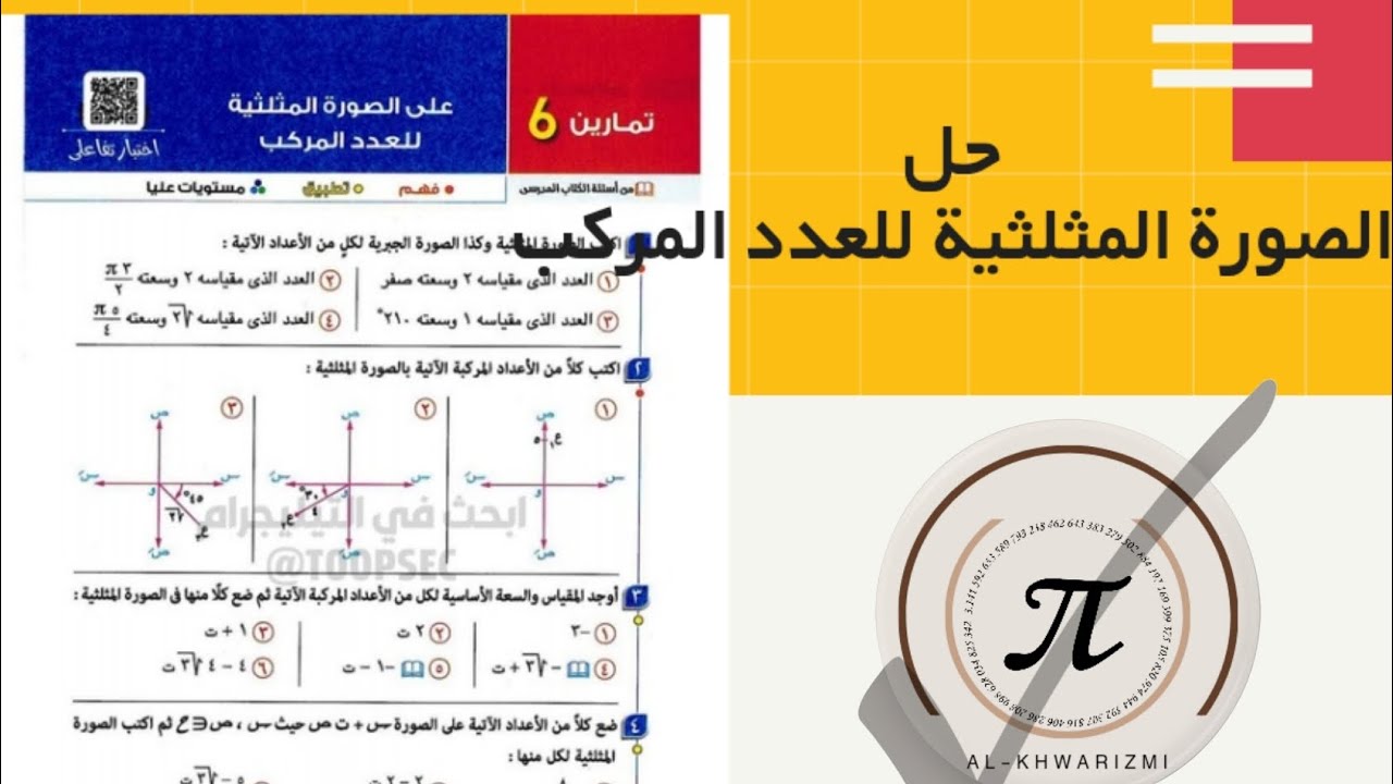 حل الصورة المثلثية للعدد المركب 2026 المعاصر