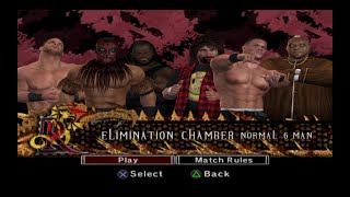 WWE Smackdown vs_RAW 2007 Elimination Chamber Match Mark, Boogeyman, Viscera, Benoit, Mankind &amp; John