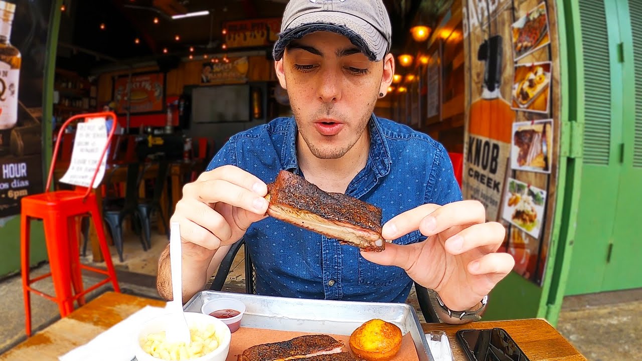 Puerto Rico Rib Trying Puerto Rico’s Famous SMOKED RIBS Ranked #5 (On TripAdvisor) 🇵🇷 ...