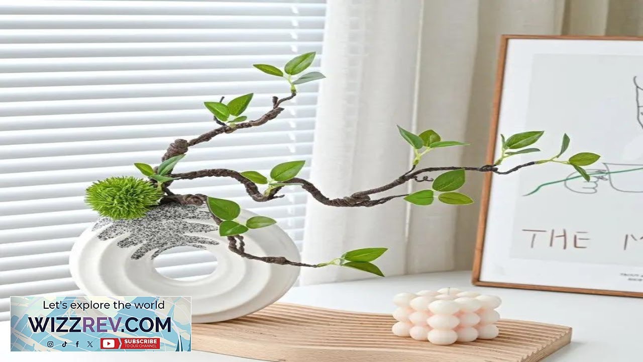 Artificial Tree Branch Green Leaves Fake Greenery for Home Indoor Outdoor Garden Review