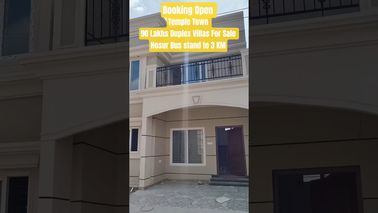 Call 9344739268 Temple Town Duplex Villas For Sale Hosur 