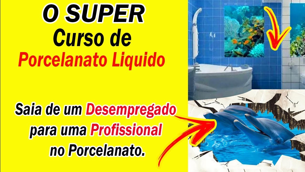 CURSO DE PORCELANATO LIQUIDO? CURSO PORCELANATO LIQUIDO 3D? PORCELANATO LIQUIDO CURSO