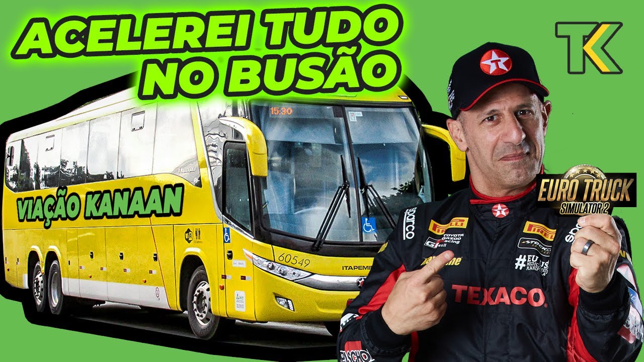 Rasgando a estrada de Busão no Euro Truck Simulator 2