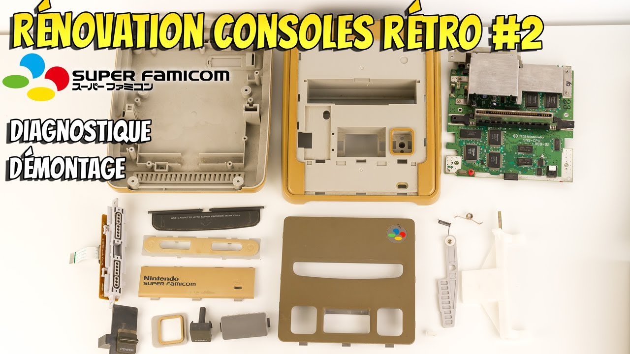 Rénovation Consoles Rétro Nintendo #2: Super Famicom Diagnostic et démontage