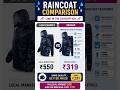 Trending Raincoat | Online Vs Offline