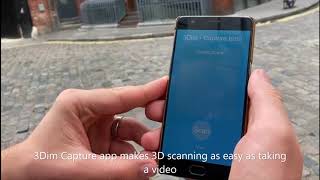 3Dim Capture app demonstration August 2020
