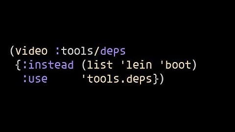 Clojure Intro. Сумбурно про tools.deps