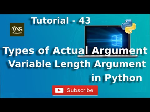 Variable Length Argument in Python || Tutorial - 43 || Python Tutorial