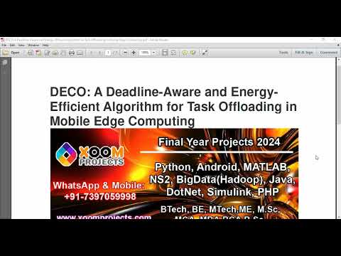 DECO A Deadline Aware and Energy Efficient Algorithm for Task Offloading in Mobile Edge Computing