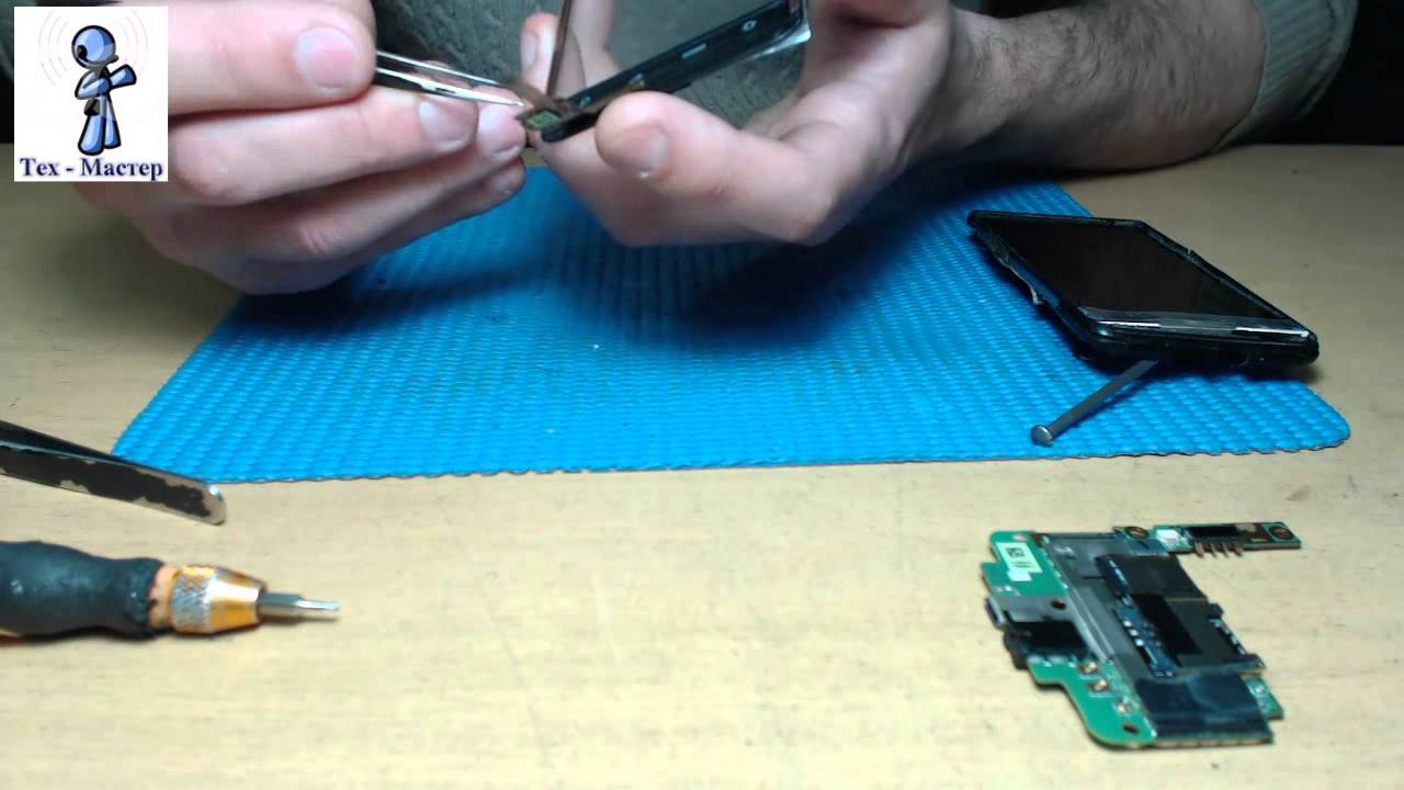 HTC Desire HD замена тачскрина - YouTube