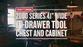 2000 Series 41-IN. Wide 8 Drawer Chest | Tool Overview screenshot 4