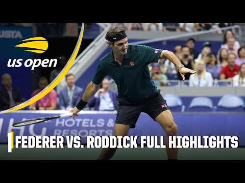 ONE LAST TIME 🎾 Roger Federer vs. Andy Roddick | Full Exhibition Highlights | US Open 2026