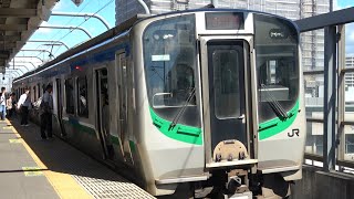 [60fps]JR東日本 東北本線 各停仙台空港行 長町駅 JREast Tohoku-line Nagamachi-sta.
