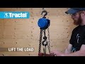 Tractels tralift manual chain hoist