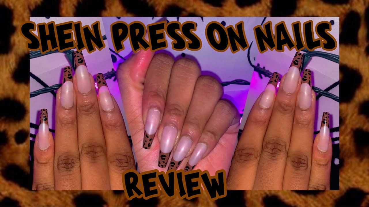 SHEIN PRESS ON NAILS | REVIEW | LEOPARD PRINT 🤎🖤🤎🐆 - YouTube