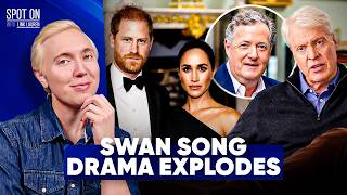 Meghan and Harry Lurk Around Royals, Piers Morgan Sues Earl Spencer, and Swan Song Drama Explodes