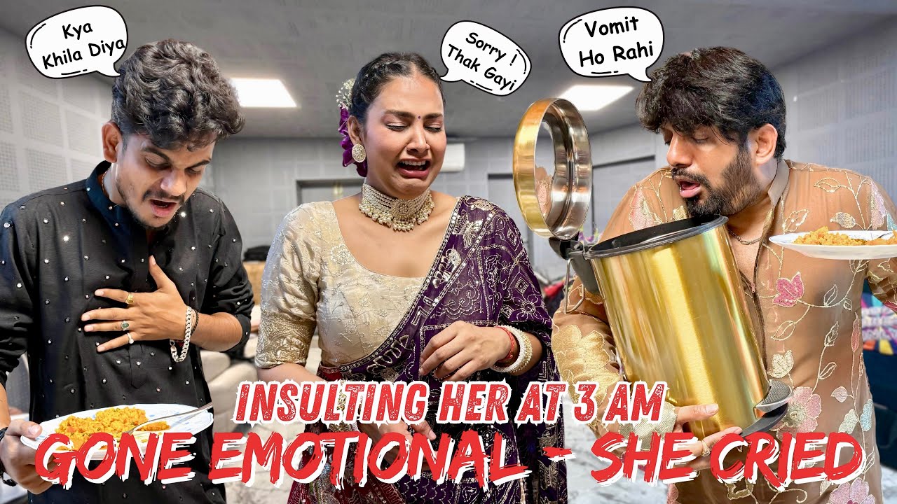 INSULTING HER GONE TOO EMOTIONAL | SHE CRIED | 3 AM PRANK