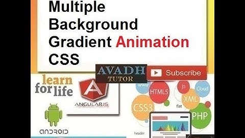 multiple background animations css | animated background css | css animation tutorial