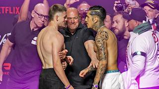 HEATED - Fernando Vargas Jr vs Callum Walsh FULL Weigh In & Face Off Video