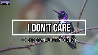 I Don't Care - Ed Sheeran and Justin Bieber (Lyrics Video)