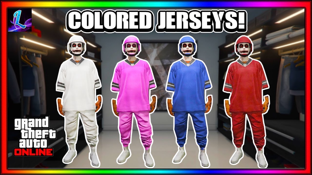 How To Get All COLORED JERSEYS Glitch In GTA 5 Online 1.57! (GTA 5
