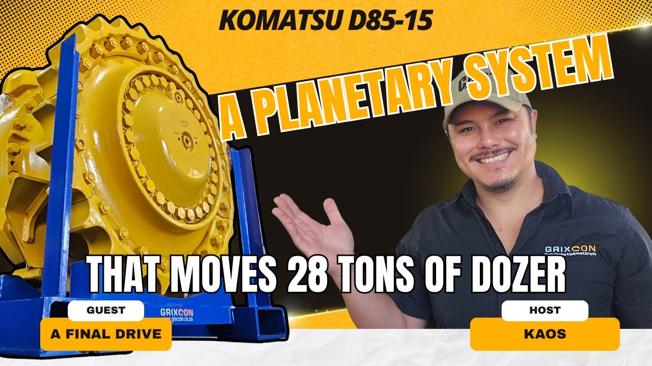 Главная передача — планетарная система, перемещающая 28 тонн — Komatsu D85-15