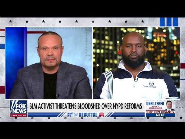 Fuerte cruce entre Bongino y Lider de BLM NY: "¿Condenan las manifestaciones violentas si o no?