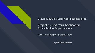 Give Your Application Auto-deploy Superpowers (Arabic) - Part 7: Udapeople App - Mahmoud Ahmedy screenshot 2