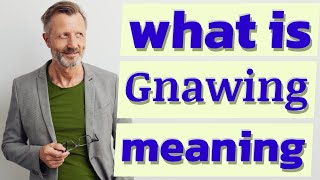 Gnawing | Definition of gnawing 📖 📖 📖