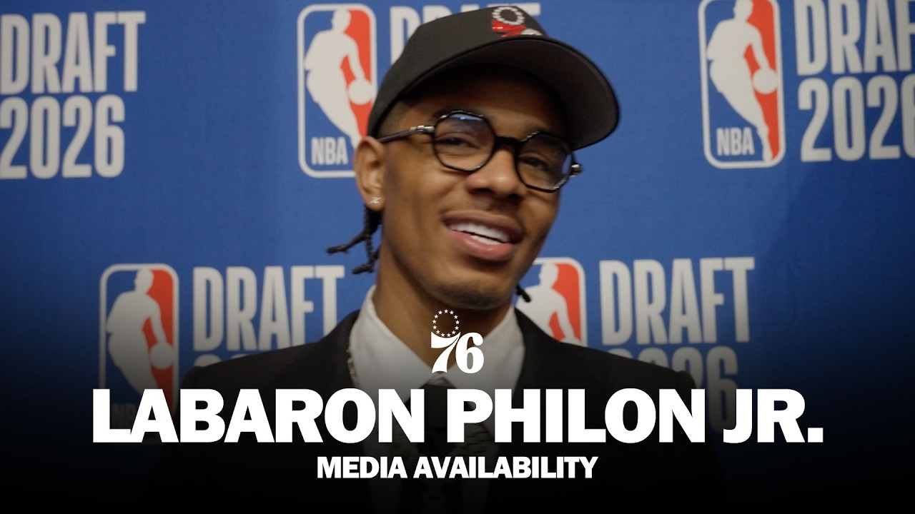 Philadelphia 76ers Draft Night Media Availability ๐๏ธ | Labaron Philon Jr. | 06.23.26