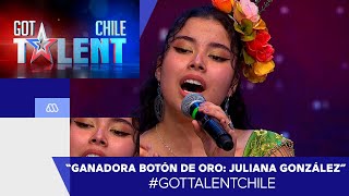 Ganadora Botón de Oro: Juliana González/ #GotTalentChile 2021