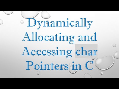 Dynamically Allocating and