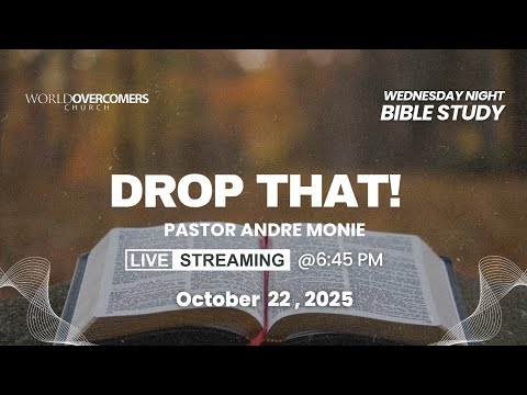 Drop That! || Bible Study - YouTube